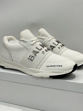 BALMAIN PARIS Men's Shoes Fashion Casual Sports Running Shoes White